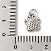 Rack Plating Brass Micro Pave Cubic  Zirconia Pendants KK-U027-16P-3