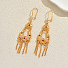 Ethnic Style Alloy Long Tassel Chandelier Earrings for Women JY2387-5