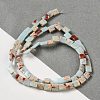 Synthetic Aqua Terra Jasper Beads Strands G-F762-A13-01-2