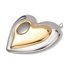 304 Stainless Steel Big Pendants STAS-Z192-06GP-2
