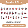 Zinc Alloy Pendants FIND-WH0816-200D-P-2