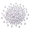 Yilisi 500Pcs Acrylic Horizontal Hole Letter Beads OACR-YS0001-03I-9