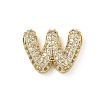Brass Micro Pave Cubic Zirconia Pendants KK-A300-02G-W-1