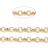 Brass Hexagon & Knot Link Chains CHC-K013-14G-2