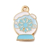 Christmas Theme Alloy Enamel Pendants FIND-M039-02G-1