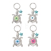 Tortoise Alloy & Acrylic Keychains KEYC-JKC01452-2