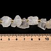 Raw Rough Natural Quartz Crystal Beads Strands G-Z087-A12-5