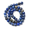 Natural Imperial Jasper Beads Strands G-A175B-8mm-06-5