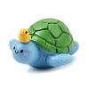 Sea Animals Opaque Resin Turtle with Duck Figurine RE-CBA1AA1-03A-1