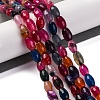 Natural Dragon Veins Agate Beads Strands G-G177-A03-02-2