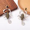 Punk Halloween Zinc Alloy Enemal Stud Dangle Earrings for Women WG4F29B-03-2