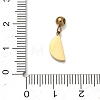 304 Stainless Steel Pendants STAS-K323-01B-G-3