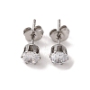 3 Pairs 3 Styles Christmas 304 Stainless Steel Hoop & Studs Earrings Set for Women EJEW-K279-11A-P-2