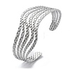 304 Stainless Steel Cuff Bangles BJEW-B108-12P-4