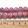 Dyed Natural White Jade Beads Strands G-F764-02D-5