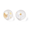 Frosted Baking Paint Glass Beads X1-DGLA-N005-8mm-01-5