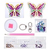 DIY Diamond Painting Keychain Kits DIAM-PW0010-70L-1