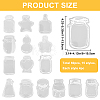 3 Styles Waterproof Self Adhesive Stamping Stickers Sets DIY-CP0011-04D-2
