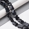 Natural Black Agate Beads Strands G-K359-D05-01-2