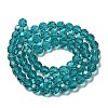 Transparent Glass Beads EGLA-A035-T8mm-D12-3