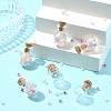 8Pcs Mini High Borosilicate Glass Bottle Bead Containers BOTT-FS0001-01-8