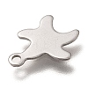 201 Stainless Steel Charms STAS-C017-06P-3