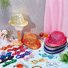 24Pcs Adjustable Polyester Bow Ties & Cotton Sequin Hat Sets AJEW-WA0001-97-5