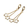 Alloy Star Tassel Hoop Earrings for Women WGF3701-01-5