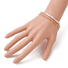 Brass Paperclip Chain with Natural Cultured Freshwater PearPotato Beaded Necklaces NJEW-JN05945-6