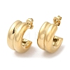 Ion Plating(IP) 304 Stainless Steel Round Stud Earrings EJEW-Z022-28G-1