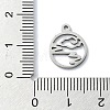 Non-Tarnish 304 Stainless Steel Charms STAS-C097-39P-3