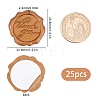 Adhesive Wax Seal Stickers DIY-WH0201-06B-2