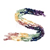 Natural Strawberry Quartz & Citrine & Amethyst & Green Aventurine & Lapis Lazuli Beads Strands G-L610-B15-01-3