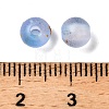 Frosted Transparent Acrylic Beads OACR-F013-12D-3