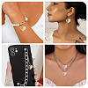 16Pcs 2 Colors Rack Plating Alloy Micro Pave Rhinestone Pendants FIND-TA0010-15-8