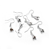 Brass Earrings Hook Findings KK-L184-28P-1