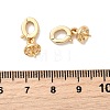 Brass Micro Pave Cubic Zirconia Pendant Bails KK-Z131-02G-3