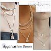 3Pcs Sterling Silver Chain Extender STER-BBC0009-70B-6