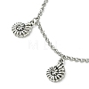 7Pcs Alloy Charm Bracelets BJEW-JB13656-6