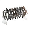 Acrylic Headband Organizers Display Stand OHAR-PW0001-134B-3