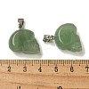 Natural Green Aventurine Pendants G-Z067-02P-02-4