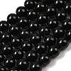 Natural Black Tourmaline Beads Strands G-E444-27-12mm-2