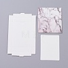 Kraft Paper Boxes and Necklace Jewelry Display Cards LS-CON-L016-A07-1