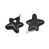 Natural Obsidian Pendants G-H353-01G-03-2