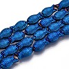Electroplate Glass Beads Strands X1-EGLA-T025-03C-1