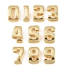 Number Brass Beads KK-B167-B167-26G-1