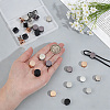 30Pcs 5 Colors Alloy Cord Locks FIND-PH0062-17-3
