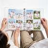 1 Bag Textured PP Plastic Photo Album with 10Pcs 4-Pocket Sleeves AJEW-GA0011-17-5