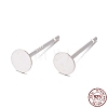 925 Sterling Silver Stud Earring Findings STER-S002-44-5