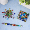 128Pcs 16 Colors Glass Imitation Austrian Crystal Beads GLAA-TA0001-50-4